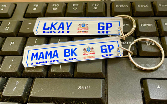 Number Plate Keyholder