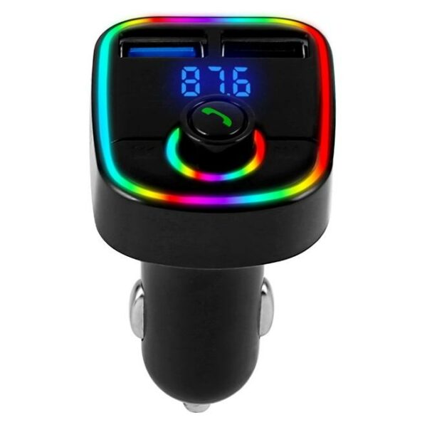 Bluetooth Car FM Modulator With Dual USB Port