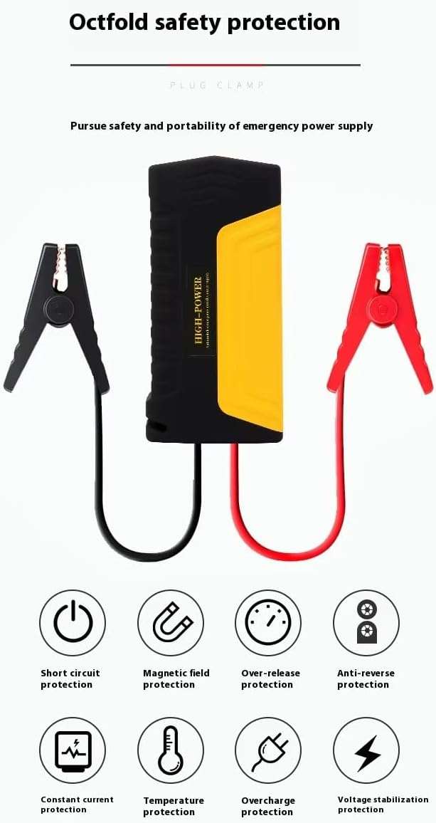 Car air pump & jump starter