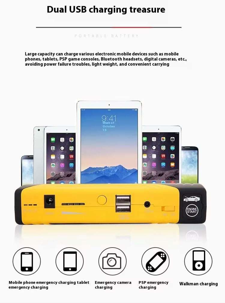 Car air pump & jump starter