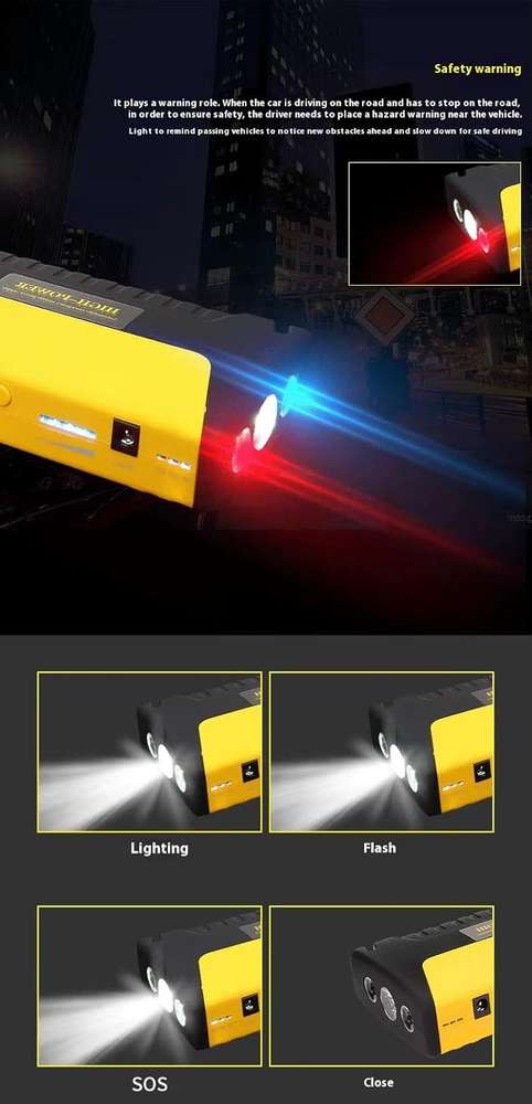 Car air pump & jump starter